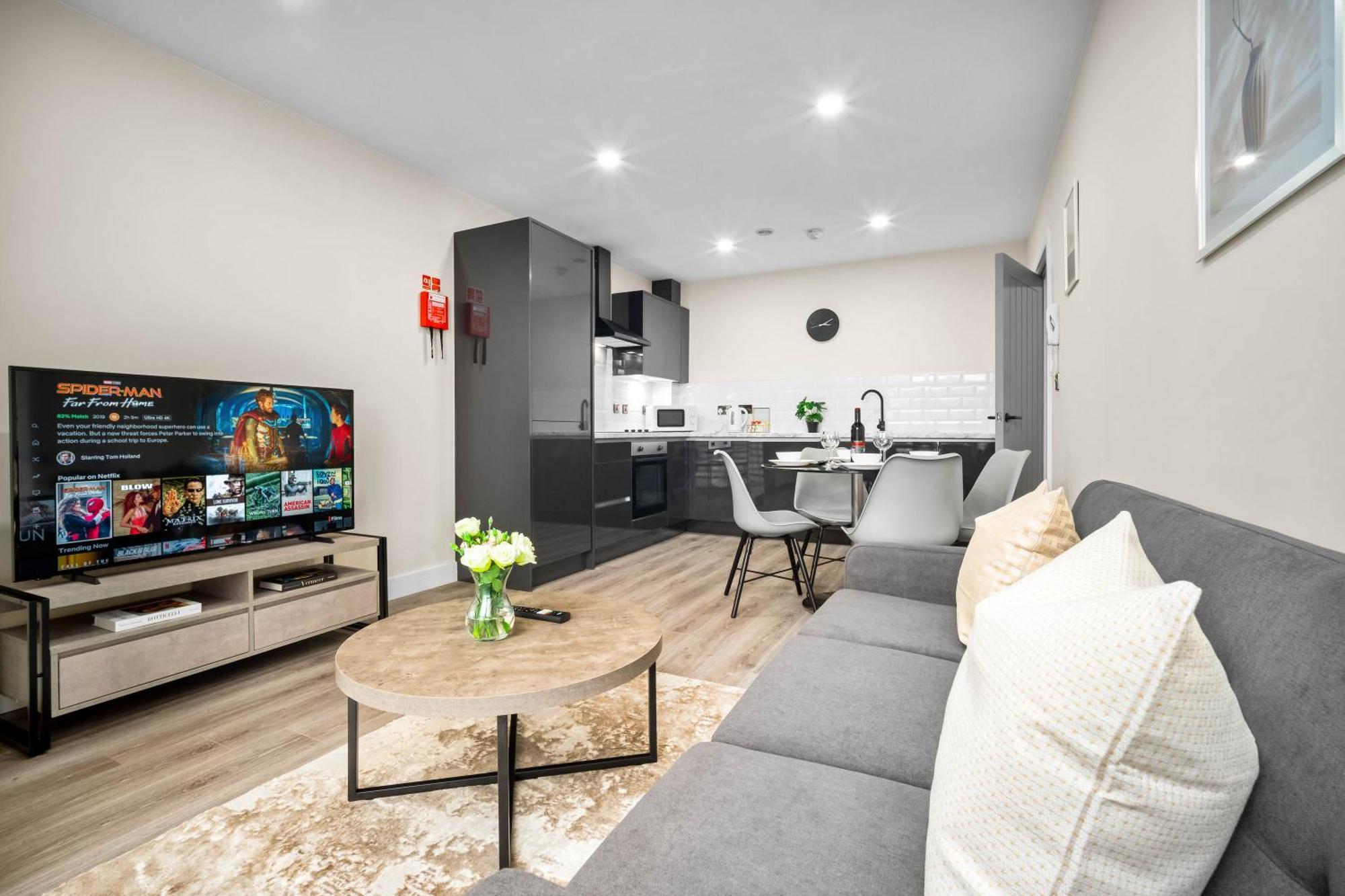 New Luxury Two Bedroom Apartment - City Centre - Netflix - Wifi - Top Rated - Jq 8Ah Birmingam Exterior foto